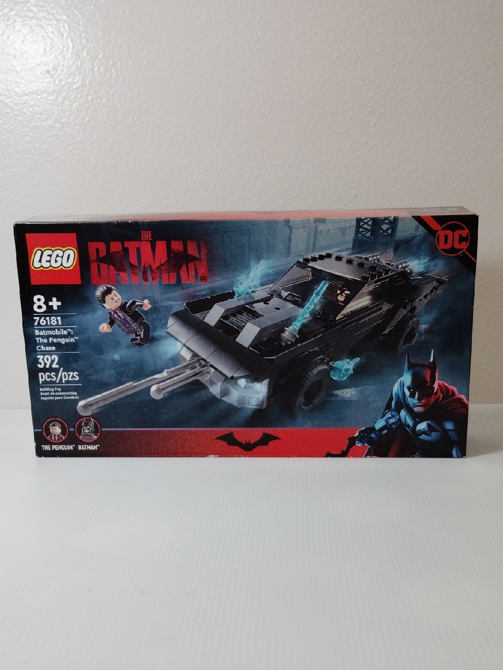 Lego Black Batmobile with Blue Accent Lights